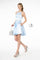 Formal Satin Short Dress Cocktail - The Dress Outlet Elizabeth K