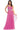 Jewel Embellished Long Prom Dress - The Dress Outlet Elizabeth K Fuchsia