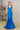 Prom Long Formal Glitter Mesh Mermaid Dress - The Dress Outlet ROYAL BLUE