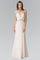 Strapless Sweetheart Long Formal Dress - The Dress Outlet Elizabeth K Peach
