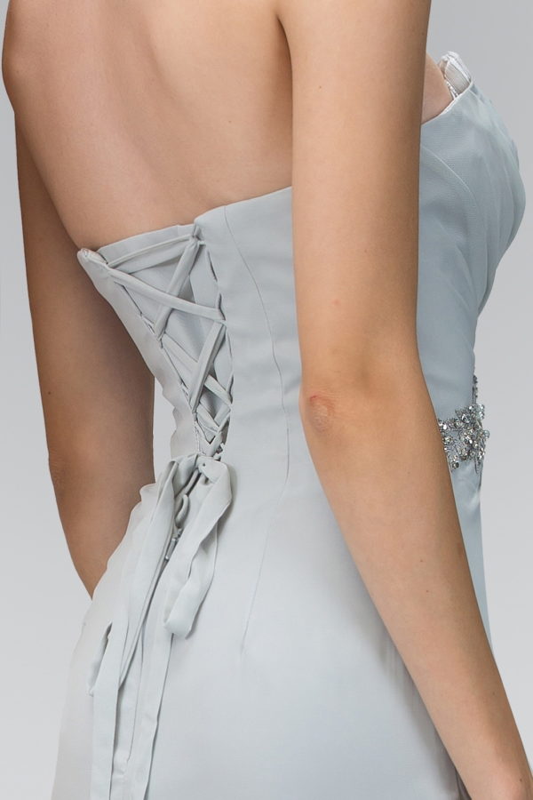 Strapless Sweetheart Long Formal Dress