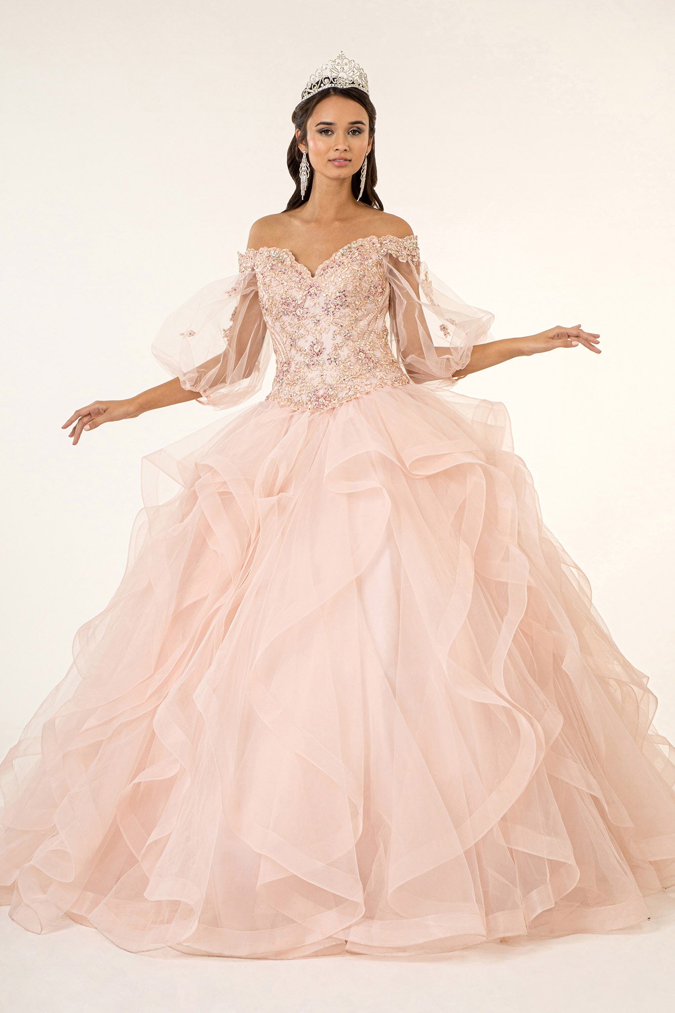 Long Quinceanera Ball Gown Sweet 16