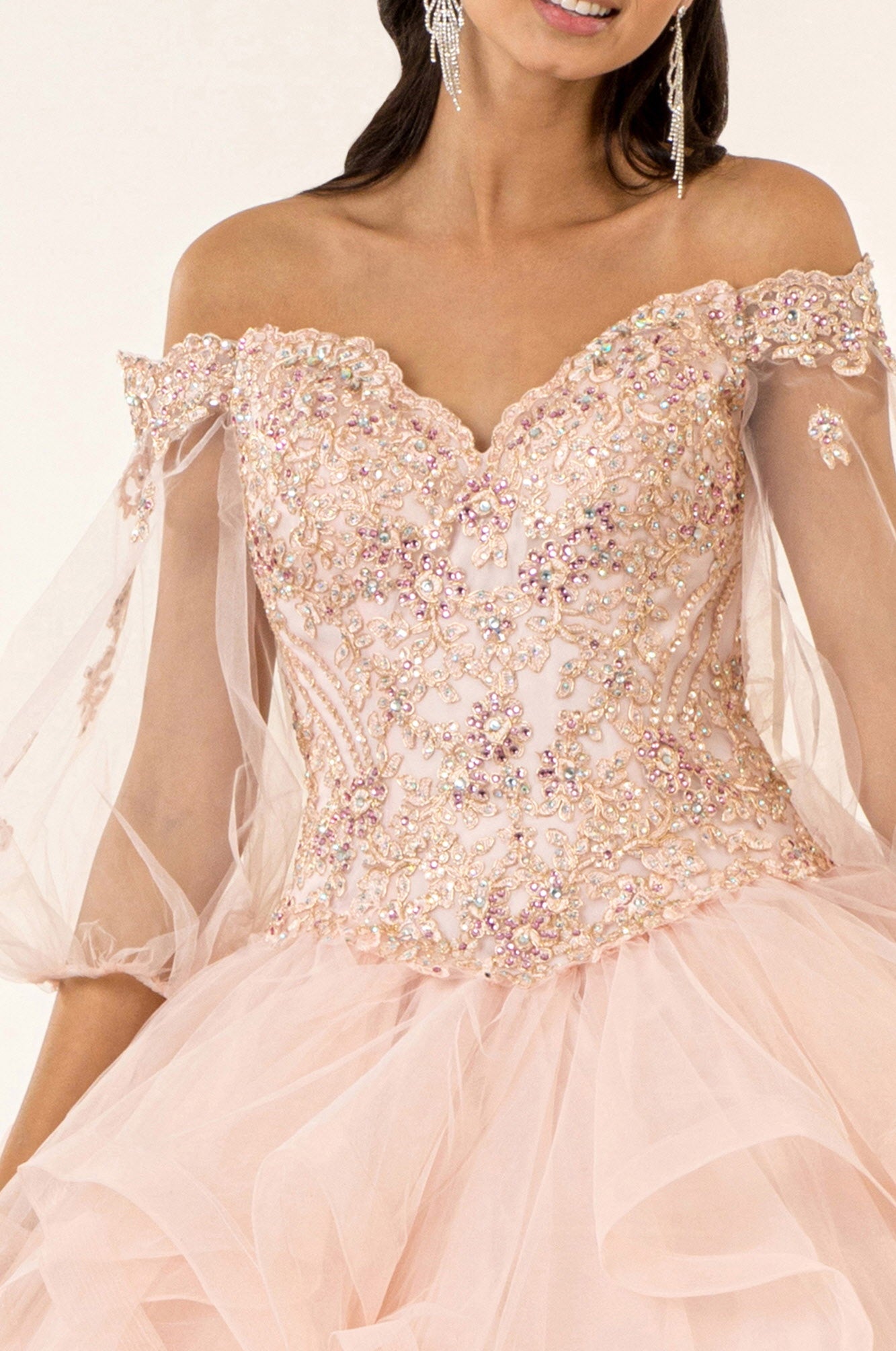 Long Quinceanera Ball Gown Sweet 16