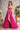 Prom Dresses Sequin Sheer Bodice A line Long Slit Prom Dress Magenta