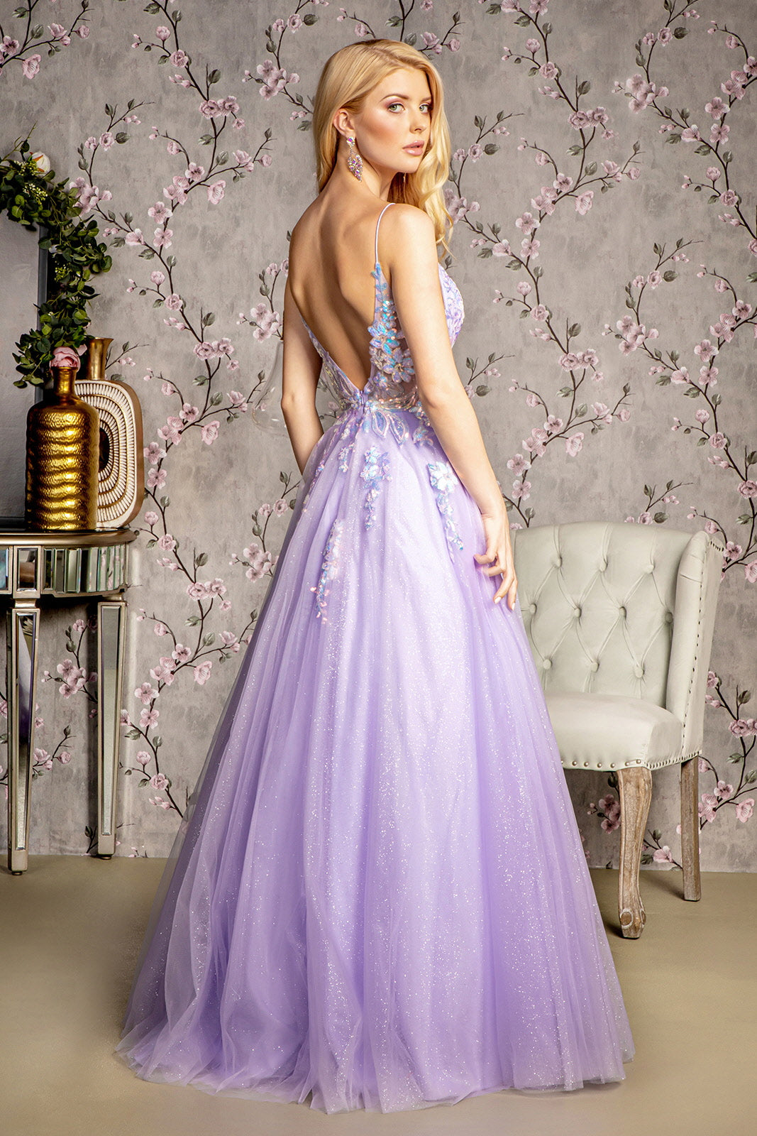 Long Formal Sequin Glitter Evening Prom Dress