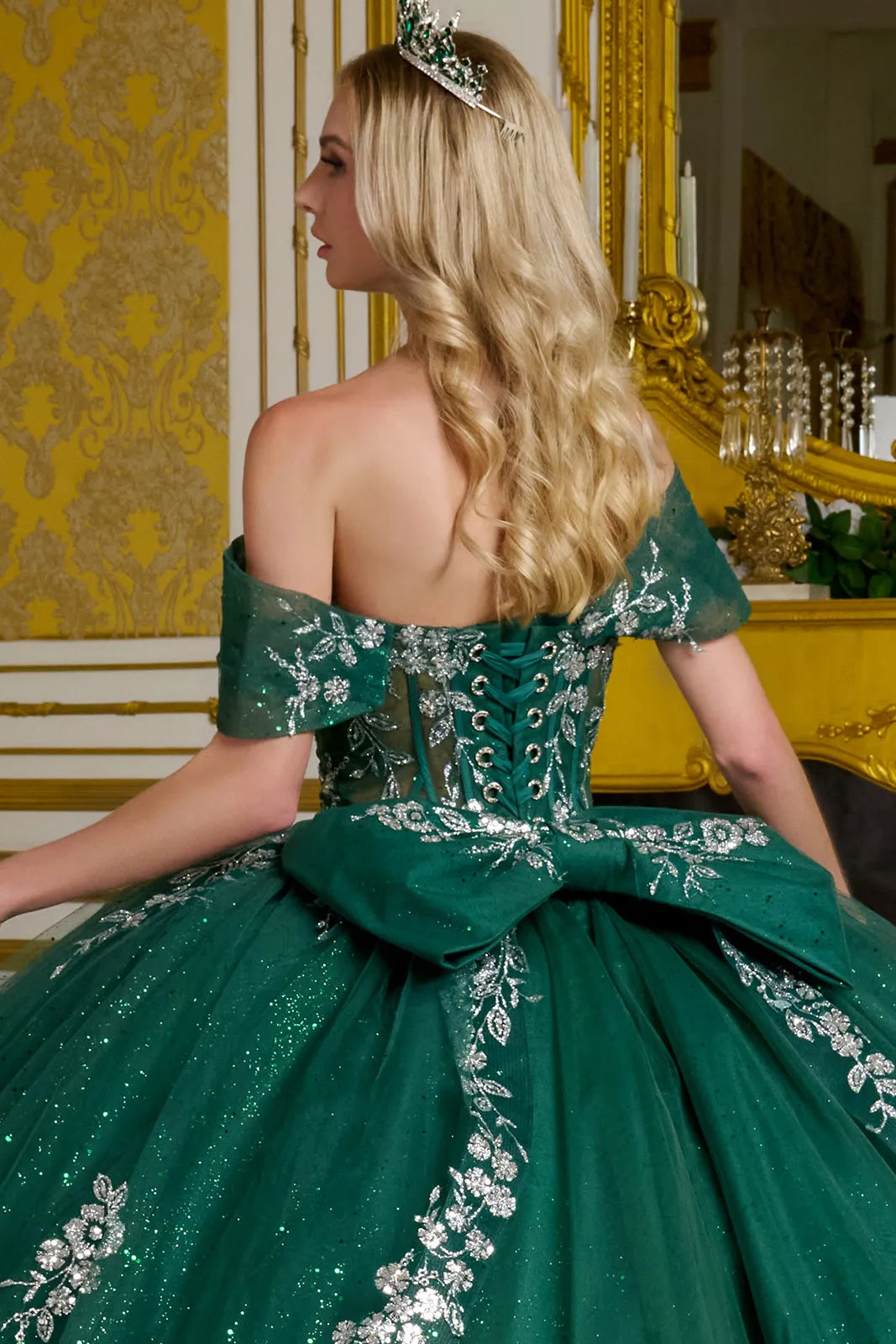 Ball Gown Long Sequin Sweet 16 Quinceanera Dress