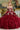 Quinceniera Dresses Beaded Long Ball Gown Corset Quinceanera Dress Burgundy