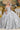 Quinceniera Dresses Ball Gown Long Floral Quinceanera Beaded Dress Silver