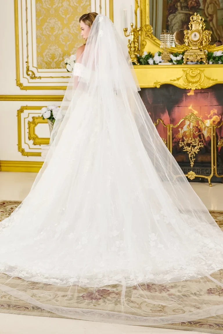 Wedding Dresses Glitter Ball Gown Bridal Sequin Beaded Wedding Dress Off White