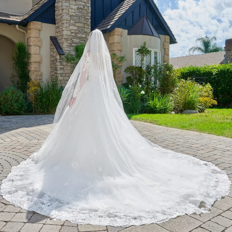 Wedding Dresses  Long Ball Gown Beaded Bridal Sequin Dress  Off White