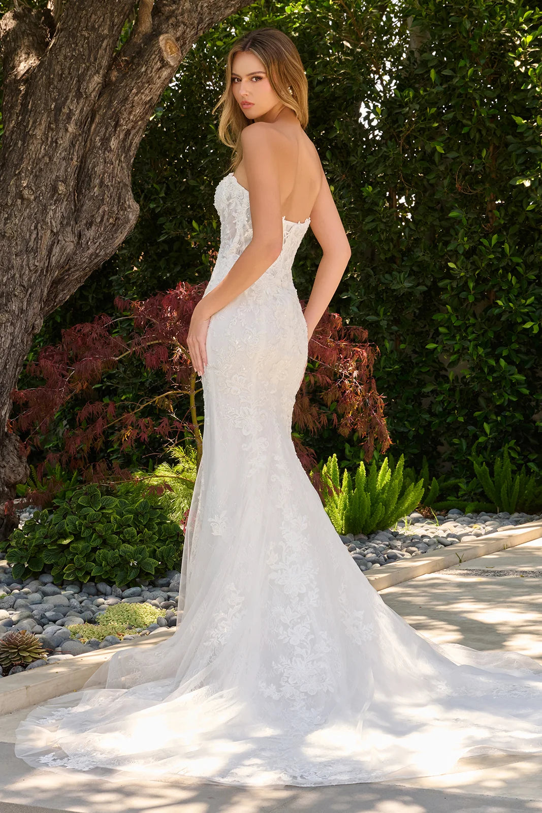 Sweetheart Floor-Length Lace Wedding A-Line GLS GL3842