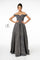 Glitter Lame Long Prom Dress - The Dress Outlet Elizabeth K
