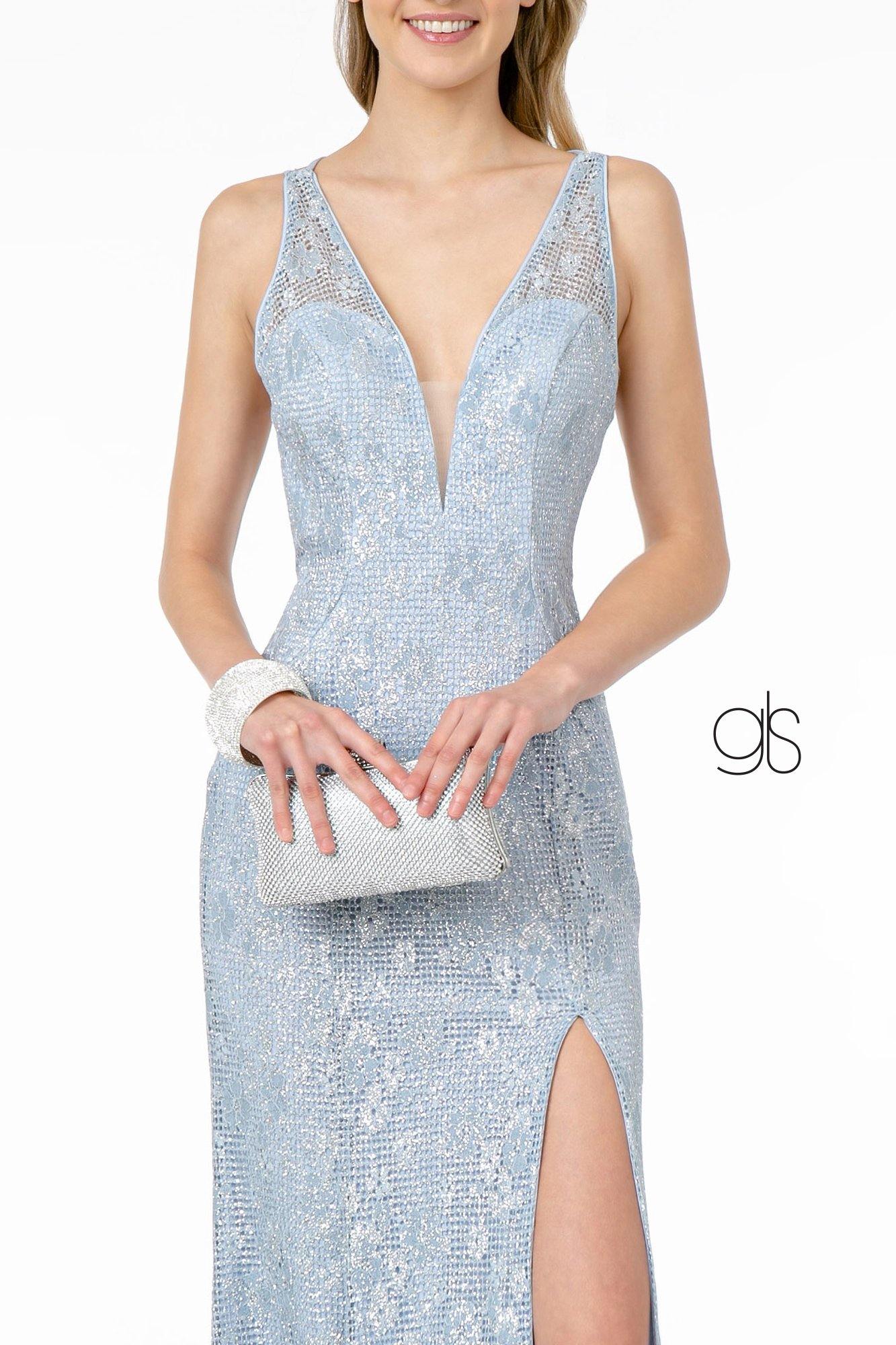 Glitter Mermaid Long Prom Dress