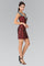 Cocktail Dresses Short Fitted Sequin Cocktail Dress Red