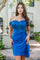 Cocktail Dresses Fitted Short Cocktail Glitter Bodycon Homecoming Dress Royal