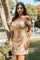 Cocktail Dresses Short Cocktail Homecoming Bodycon Dress Champagne