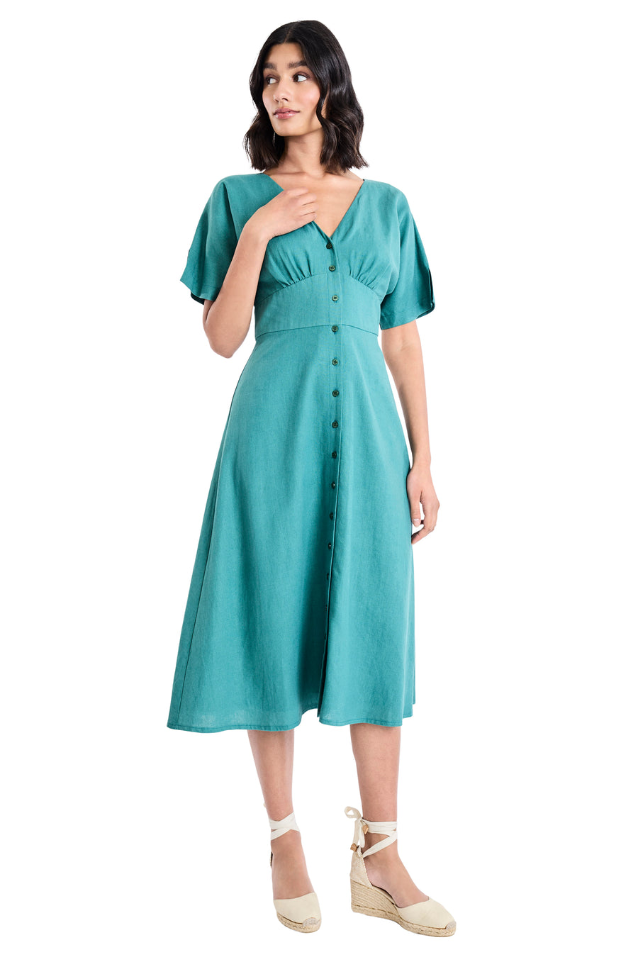 Sea Teal Dress Maggy London G7010M