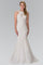 Halter Neck Mermaid Tulle Long Wedding Dress - The Dress Outlet Elizabeth K