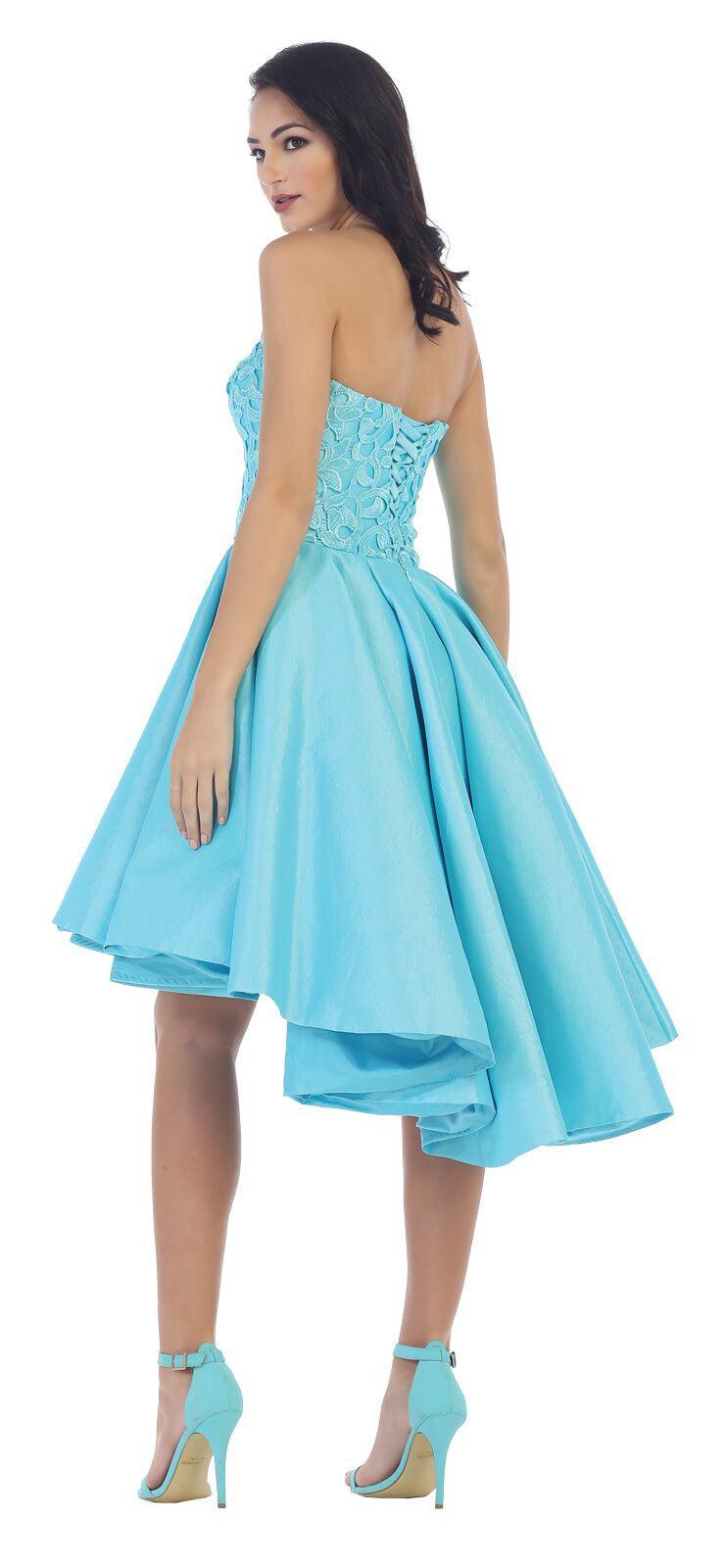 High Low Dresses Homecoming Prom Gown - The Dress Outlet May Queen