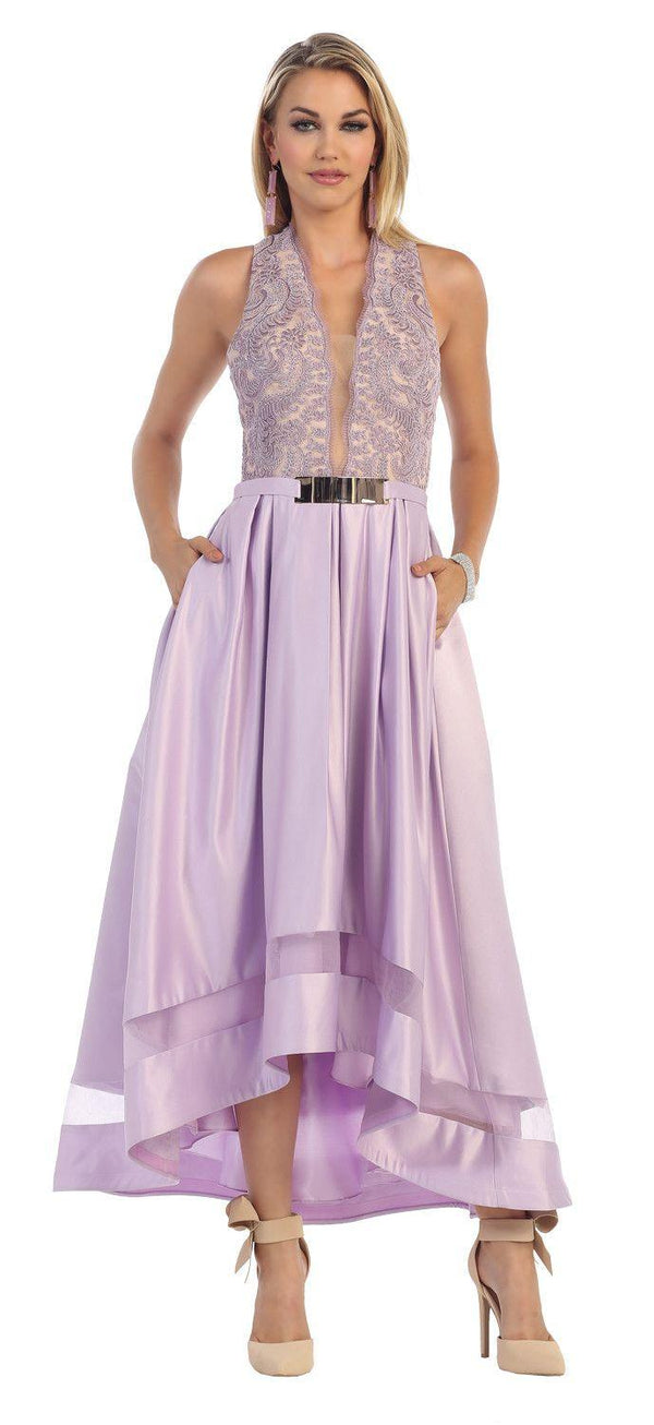 High Low Prom Dress Formal Evening Gown