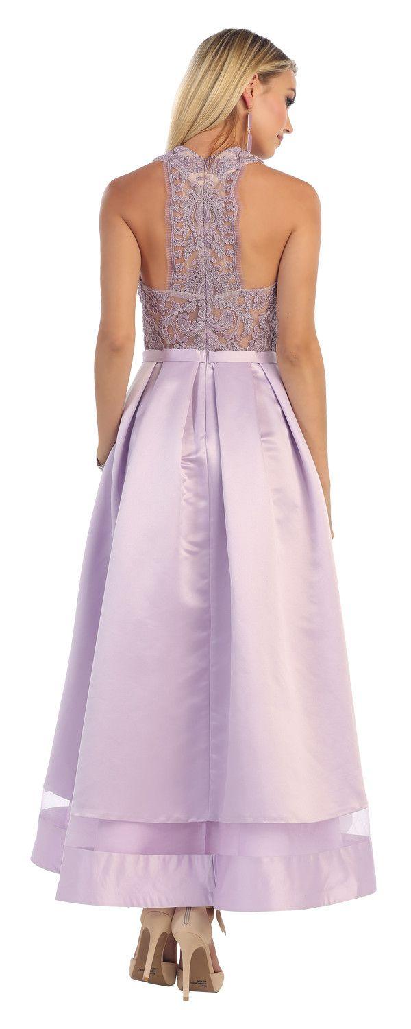 High Low Prom Dress Formal Evening Gown - The Dress Outlet May Queen