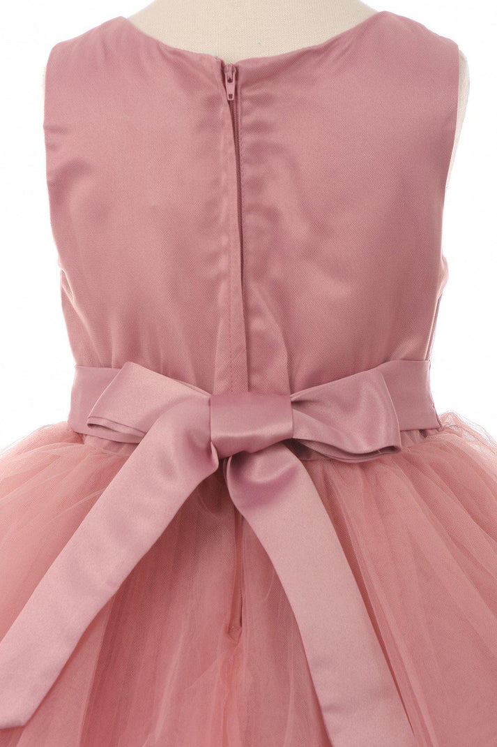 High Low Dress Vanilla Flower
