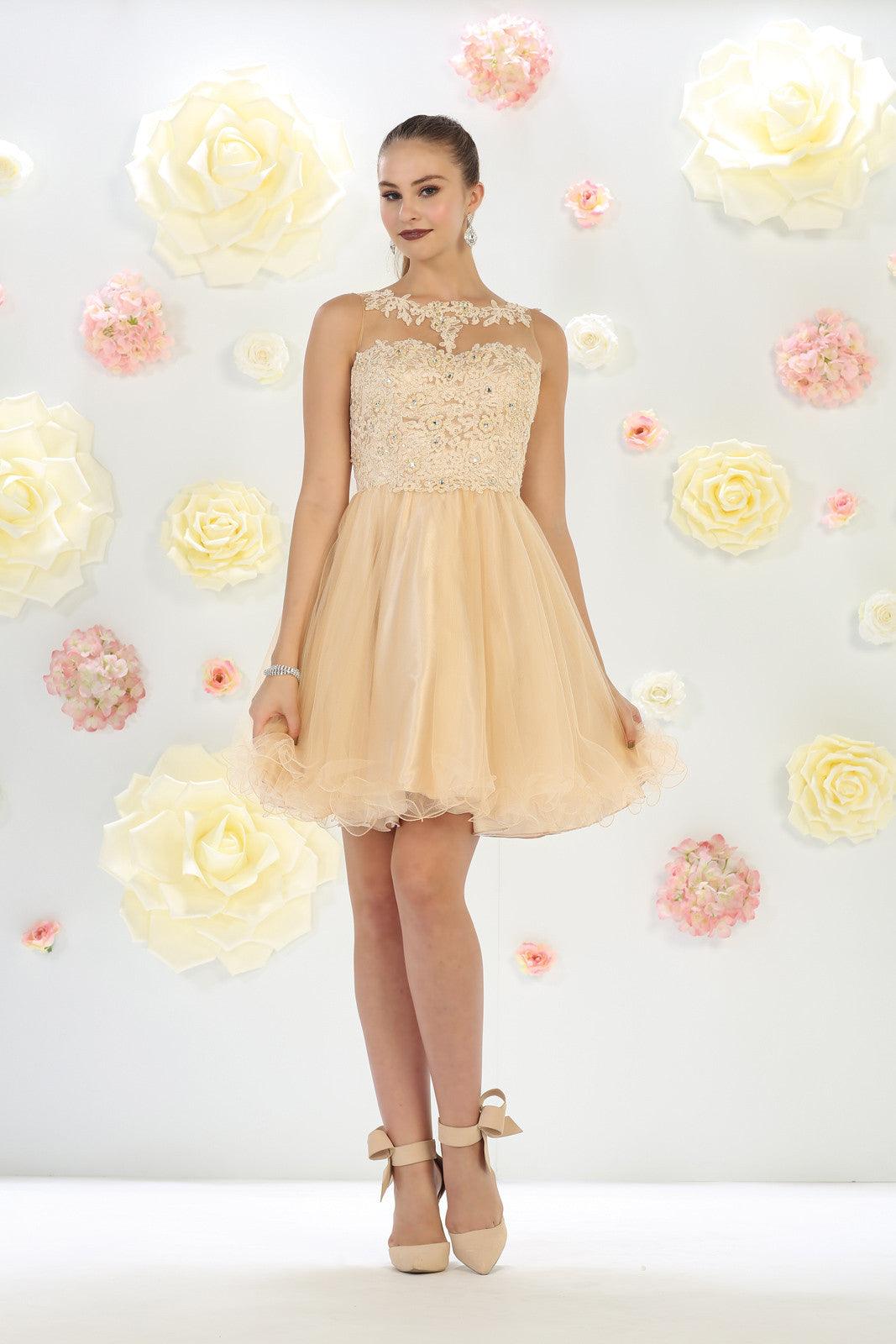 Homecoming Dress Evening Party Formal Prom - The Dress Outlet May Queen