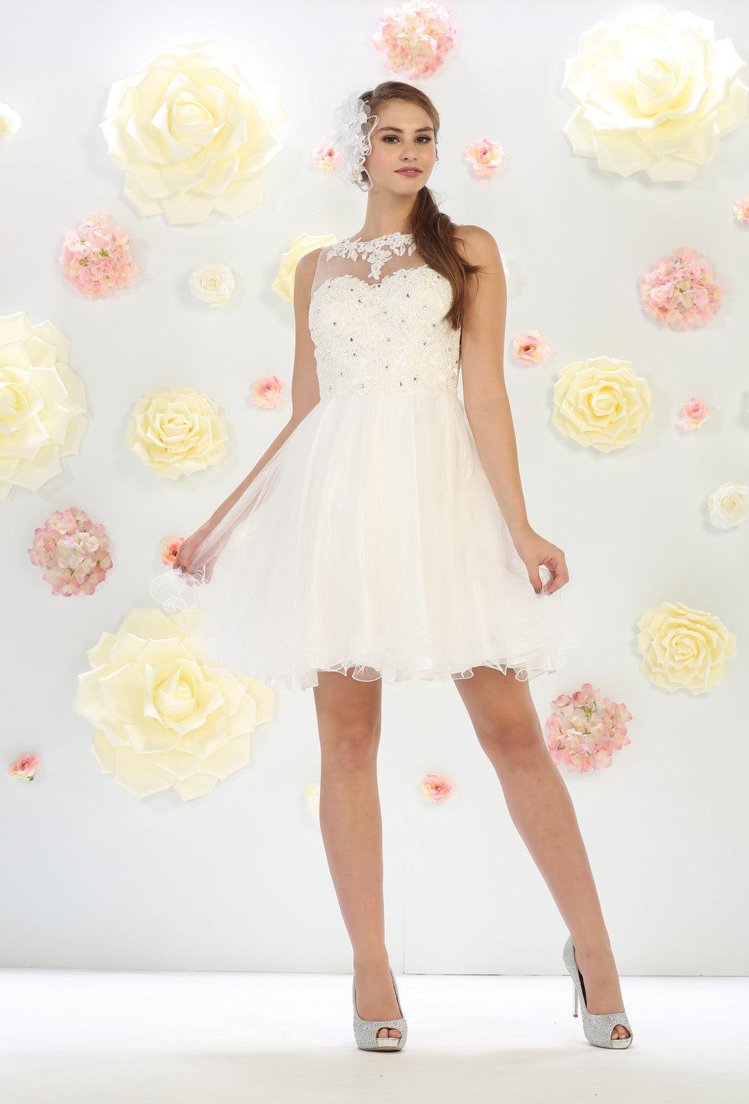 Homecoming Dress Evening Party Formal Prom - The Dress Outlet May Queen