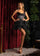 Cocktail Dresses Beaded Homecoming Mini Short Cocktail Dress Black