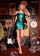 Cocktail Dresses Rachel Allan 40433 Short Pleated Cocktail Mini Dress Emerald