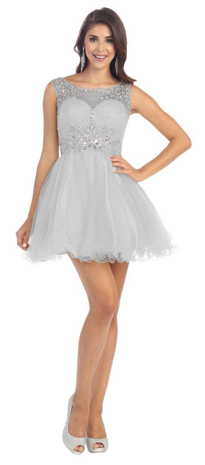 Homecoming Prom Short Cocktail Dress - The Dress Outlet May Queen