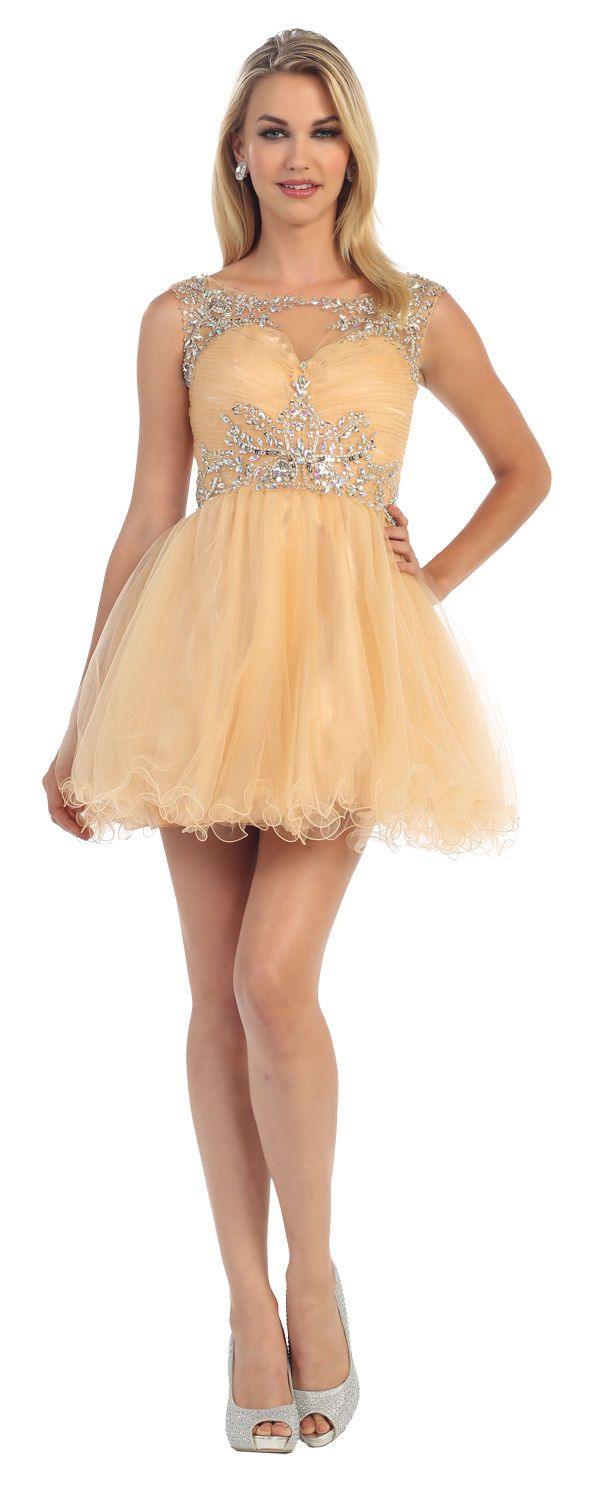Homecoming Prom Short Cocktail Dress - The Dress Outlet May Queen