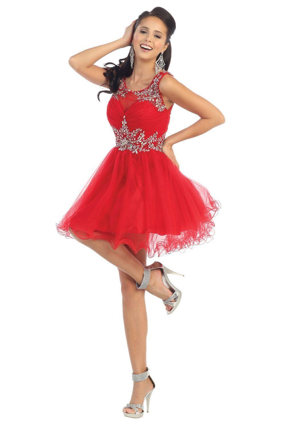 Homecoming Prom Short Cocktail Dress - The Dress Outlet May Queen