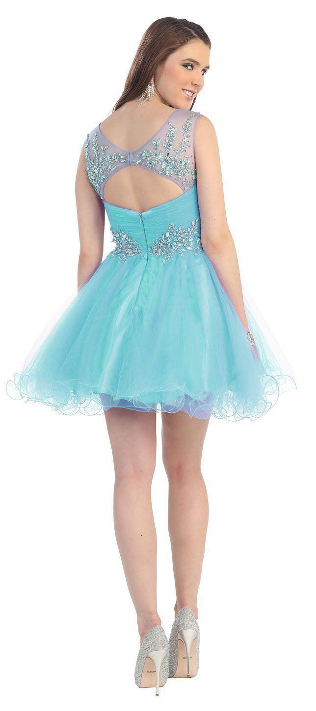 Homecoming Prom Short Cocktail Dress - The Dress Outlet May Queen