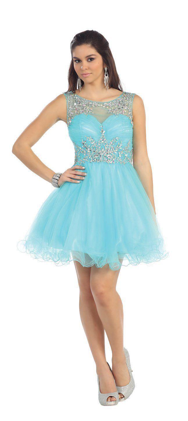 Homecoming Prom Short Cocktail Dress - The Dress Outlet May Queen