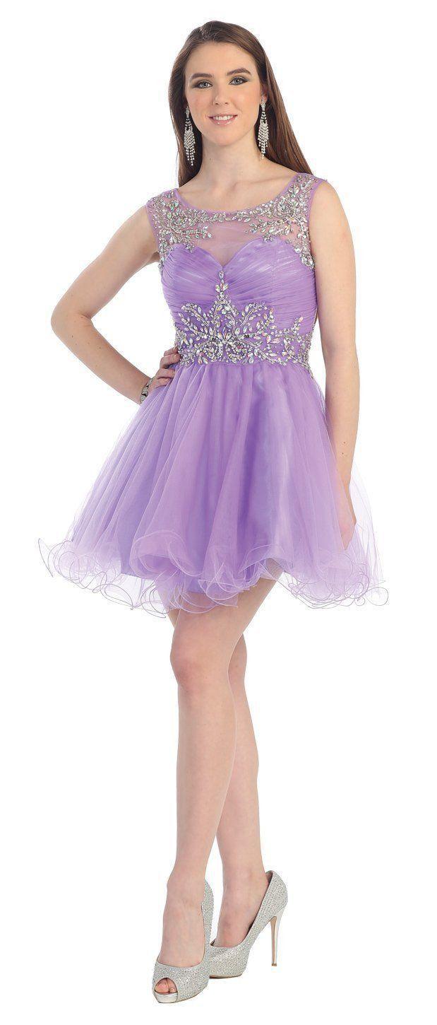 Homecoming Prom Short Cocktail Dress - The Dress Outlet May Queen