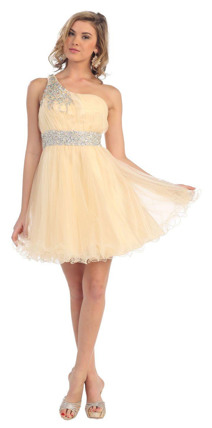 Homecoming Short Cocktail Prom Mini Dress - The Dress Outlet May Queen