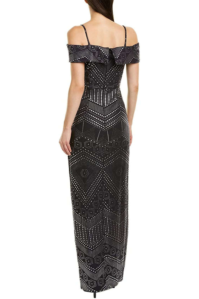 Laundry HP01K67G Long Formal Slit Evening Dress