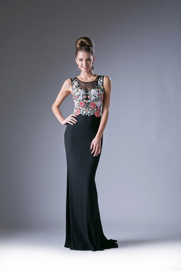 LaDivine HW11 Mermaid Formal Long Fitted Prom Dress
