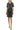 Cocktail Dresses Short Collar Button Cocktail Dress Charcoal