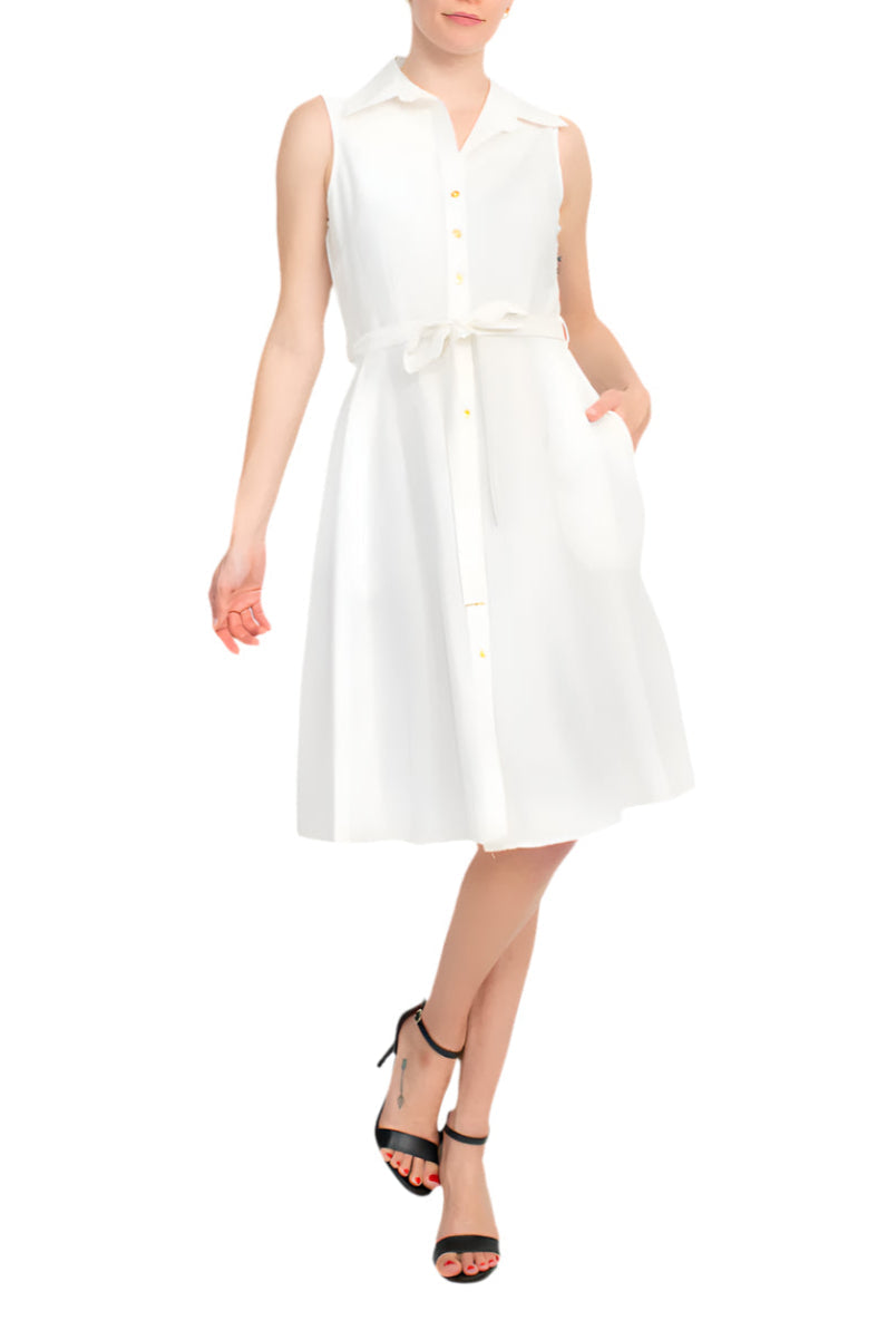Sharagano HW3S196297 Short A Line Cocktail Pocket Dress