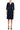 Cocktail Dresses Short Belted Cocktail Knee Length Dress Navy