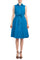 Cocktail Dresses Short A Line Cocktail Pocket Dress Blue Curacao