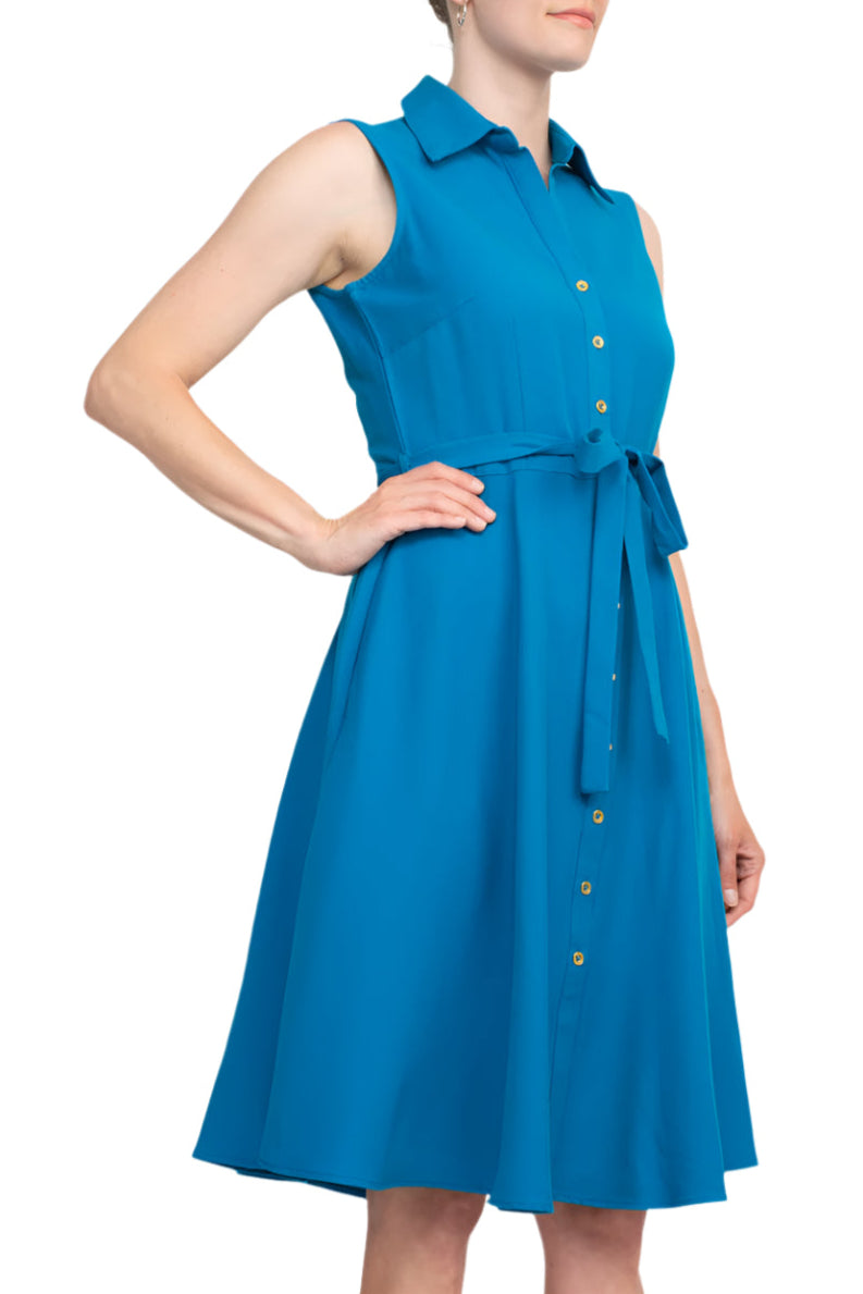 Sharagano HW3S196297 Short A Line Cocktail Pocket Dress