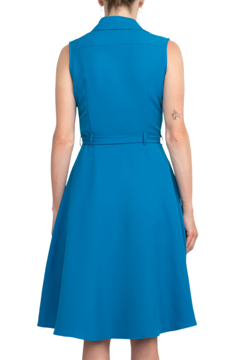 Sharagano HW3S196297 Short A Line Cocktail Pocket Dress