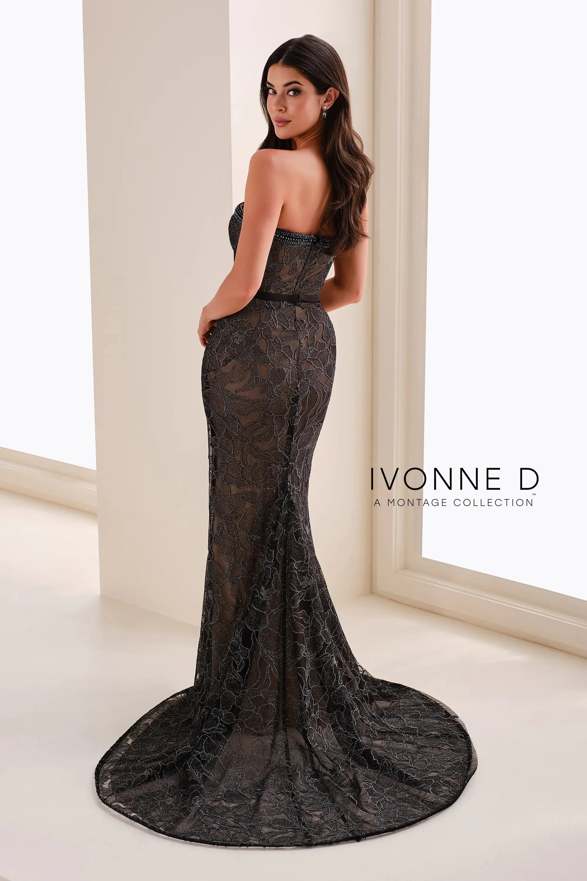 Prom Dresses Fitted Formal Long Prom Dress Black/Nude
