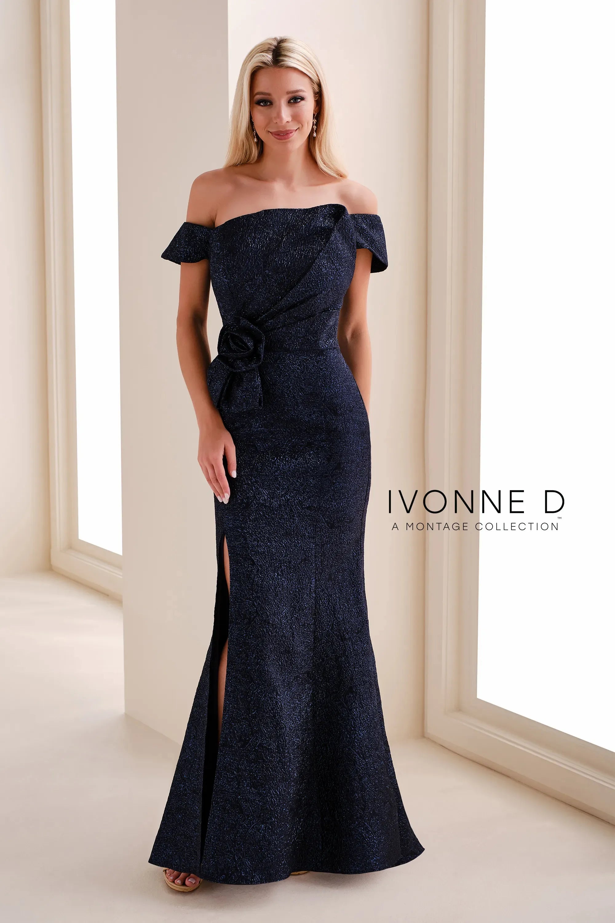 Prom Dresses Mermaid Gown Formal Long Prom Dress Navy Blue