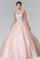 Illusion Sweathearted Tulle Quincenera Dress - The Dress Outlet Elizabeth K