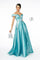 Illusion V-Neck Prom Long Dress - The Dress Outlet Elizabeth K