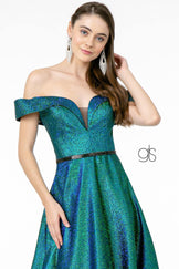 Royal Blue Illusion V-Neck Prom Long Dress for $181.99 – The Dress Outlet